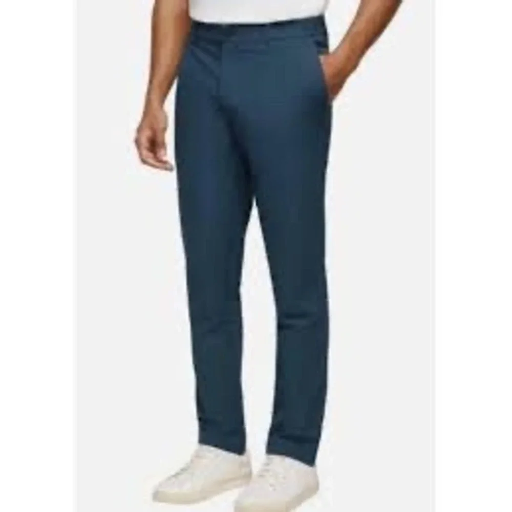 Banana Republic Men's Performance Dress Pants Navy Slim Fit 38x29